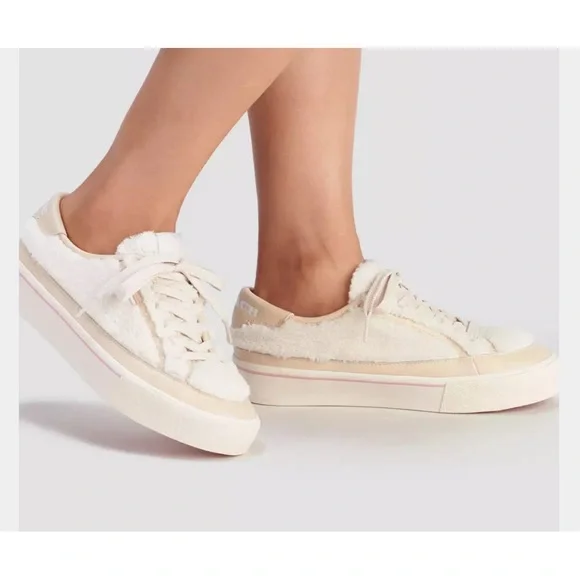 COACH CITYSOLE SHEARLING PLATFORM Lace-up Sneakers - Picture 1 of 10